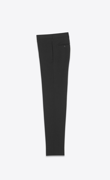 trousers in black gabardine